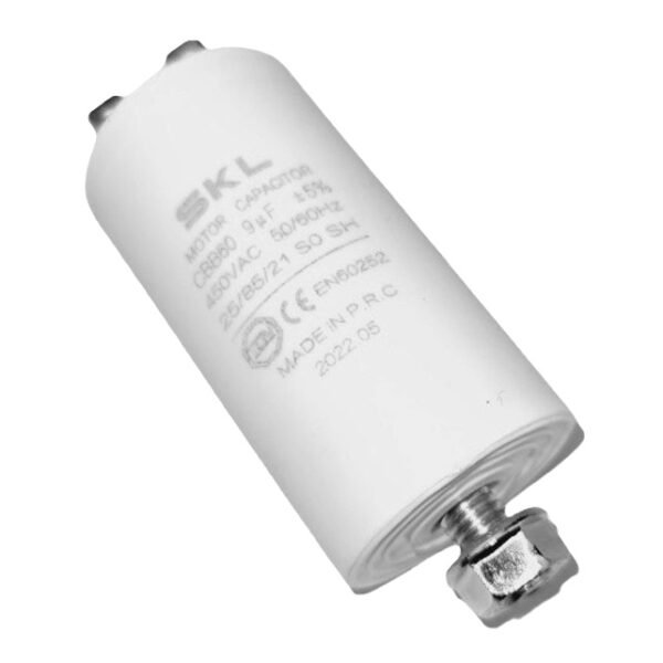 Tumble Dryer 9uF Capacitor (07-CP-9uF) C00196908 Buy from irish-spares.ie, Ireland
