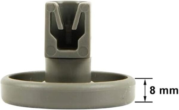 Pack of 8 lower basket wheels for AEG