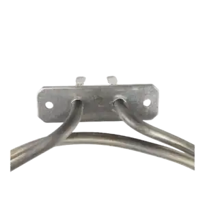 a metal piece of electrical wires